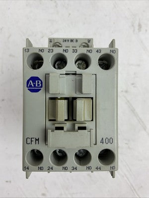 ALLEN BRADLEY 700-CFM400Z* SER A CONTACTOR 600VAC 30A COIL 24VDC0