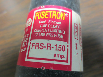 BUSSMANN FRS-R-150 FUSETRON TIME-DELAY FUSE 150A 600VAC 300VDC - LOT of 21