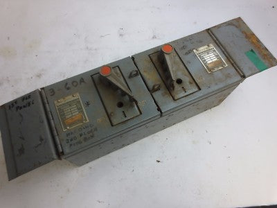 FPE / FEDERAL PACIFIC QMQB-6632 PANEL SWITCH - 240VAC, 60A, 3-POLE0