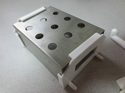 COLE-PARMER 67035-70 DRAIN BASKET for MODULAR STAINLESS STEEL DRYING RACKS - NEW2