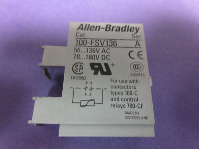 ALLEN BRADLEY 100-FSV136 Ser. A - SURGE SUPPRESSOR0