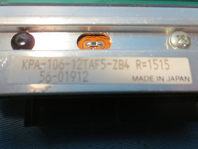 ZEBRA KPA-106-12TAF5-ZB4 THERMAL PRINTER PRINT HEAD1