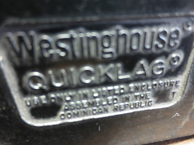WESTINGHOUSE BA220 QUICKLAG CIRCUIT BREAKER 20A, 2-POLE - CUTLER-HAMMER3