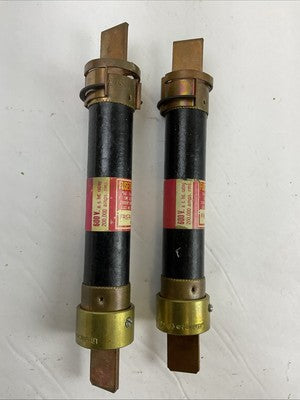 FUSETRON FRS-R 50 TIME DELAY DUAL ELEMENT 600VAC 50A RK5 FUSE (LOT OF 2) LRU6162