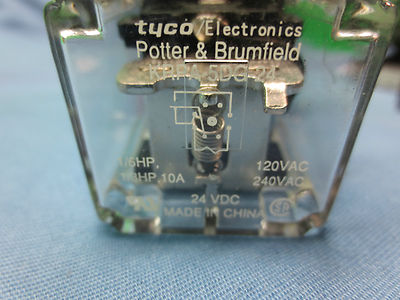 POTTER & BRUMFIELD / TYCO KRPA-5DG-24 RELAY - BEAUTIFUL!1