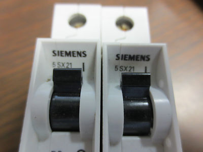 SIEMENS 5SX2 CIRCUIT BREAKER - 230/400V - LOT of 2...2