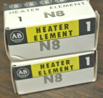 LOT of 2 / ALLEN-BRADLEY N8 THERMAL OVERLOAD HEATER ELEMENT / NEW SURPLUS0