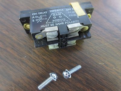 CUTLER-HAMMER 10934H1 AUXILIARY CONTACT 1 N.O. / 1 N.C. - NEW SURPLUS0