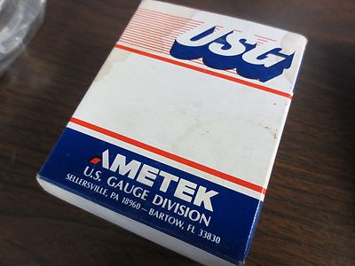 USG / AMETEK 154599 / GRAINGER 1X698 LIQUID-FILLED GAUGE - 2-1/2" 1/4 ANPT 0-6002