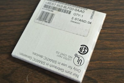 SIEMENS 6ES7 953-8LF00-0AA0 - SIMATIC MICRO MEMORY CARD - 64KB - NEW SURPLUS0