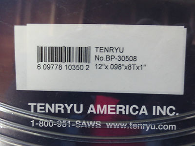 TENRYU BP-80508 BOARD-PRO PLUS CIRCULAR BLADE for FIBER-CEMENT SIDING 12" 8T7