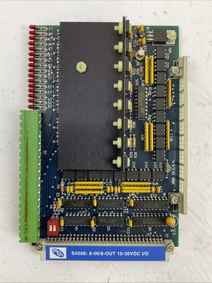 SEA S4568 DIGITAL I/O CIRCUIT BOARD 8-IN / 8-OUT 10-30VDC0