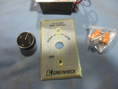 GREENHECK SOLID STATE MOTOR SPEED CONTROL KBWC-15K - NEW IN BOX - 5A 120VAC2
