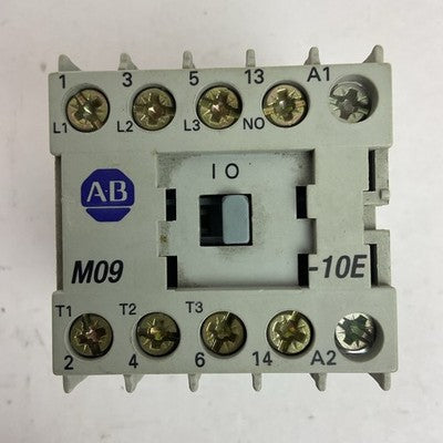 ALLEN BRADLEY 100-MO9N*3 SER A 600VAC 12A 3PH 5HP CONTACTOR 230-240V 60HZ COIL0