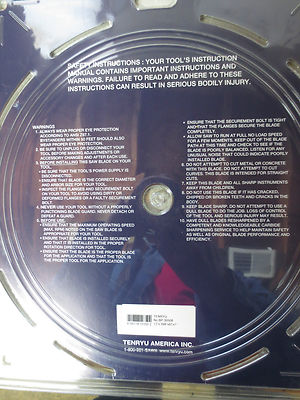 TENRYU BP-80508 BOARD-PRO PLUS CIRCULAR BLADE for FIBER-CEMENT SIDING 12" 8T8