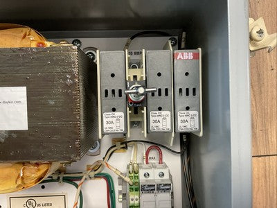 DAYKIN ELECTRIC GPFB-01?? TRANSFORMER DISCONNECT SWITCH PRI 480V SEC 120V 1PHASE9