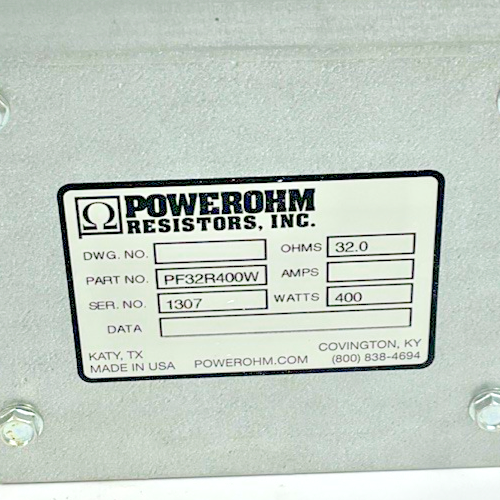 POWER OHM RESISTORS PF32R400W BRAKING RESISTOR 32OHM 400W1