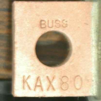 BOX of 10 / BUSSMANN / TRON KAX80 RECTIFIER FUSE / 250V / 80A / NEW SURPLUS4