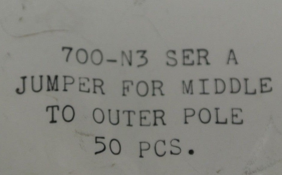 ALLEN-BRADLEY 700-N3 / JUMPER, MIDDLE POLE to OUTER POLE / BAG/ 50 - NEW SURPLUS1