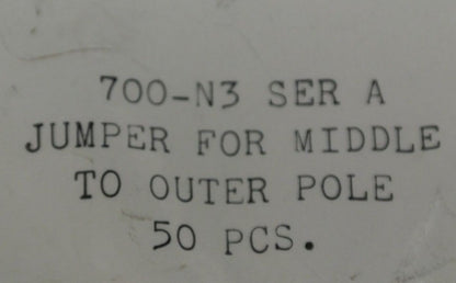 ALLEN-BRADLEY 700-N3 / JUMPER, MIDDLE POLE to OUTER POLE / BAG/ 50 - NEW SURPLUS1