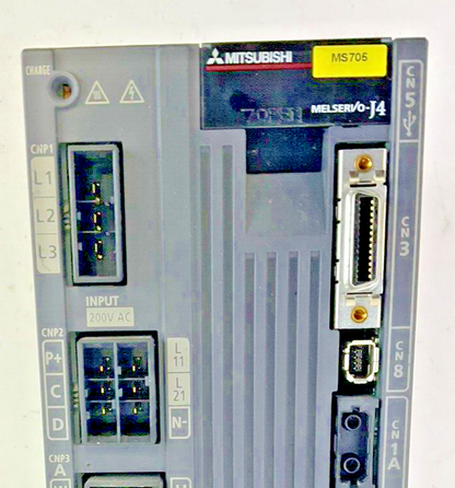 MITSUBISHI MR-J4W2-1010B SERVO DRIVE MODULE 1KWx2 240VAC 908A 50/60HZ7