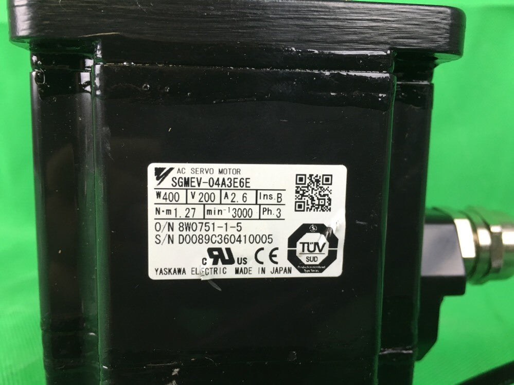 YASKAWA SGMEV-04A3E6E 200VAC AC SERVO MOTOR NEW SURPLUS1