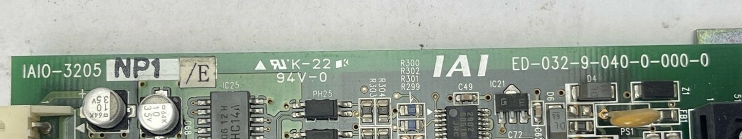 IAI IAIO-3205 NP1/E ED-032-9-040-0-000-0 CIRCUIT BOARD1