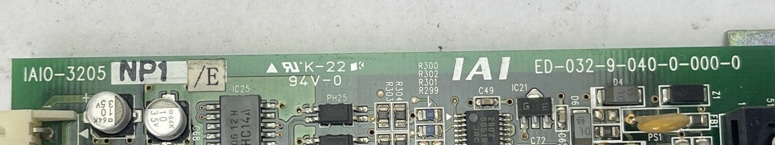 IAI IAIO-3205 NP1/E ED-032-9-040-0-000-0 CIRCUIT BOARD1
