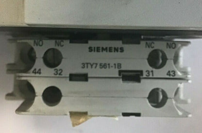 SIEMENS 3TF4422-0A..1 CONT.W/AUX CONTACT 3TY756-1A&3TY75611B W 3UA5500-1J RELAY 1