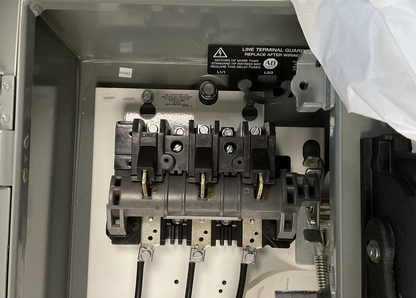 ALLEN BRADLEY 512-BFB-A2G-1-4LG-6GPC-901 COMBINATION STARTER 480V SER.1 REV.654