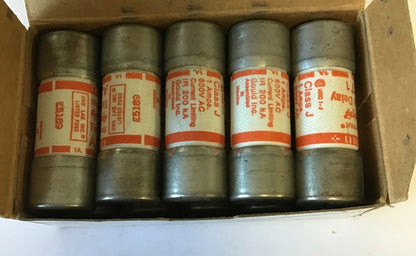 GOULD SHAWMUT AJT1 FUSE AMP-TRAP 1A TIME DELAY CLASS J 600VAC ***LOTOF10***2