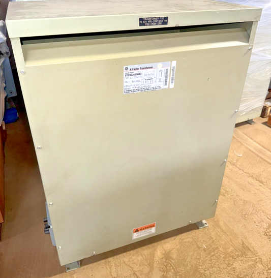 GE 9T23Q3465G83 K FACTOR TRANSFORMER 75KVA 60HZ 3PH TYPE QL0