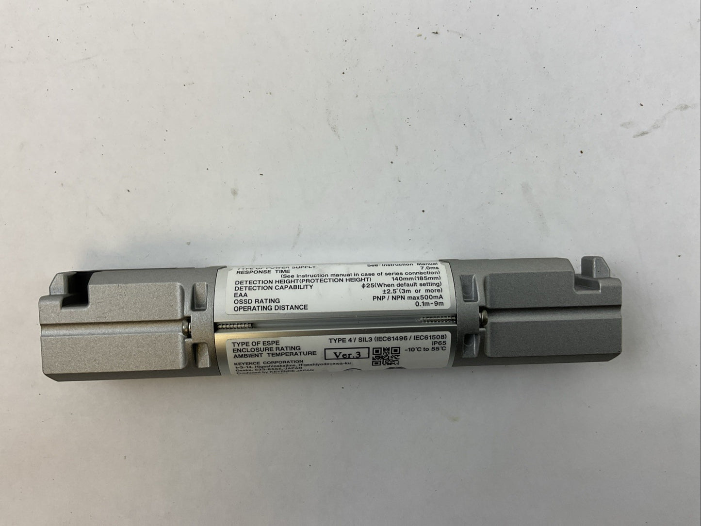 KEYENCE SL-V08H-R LIGHT CURTAIN RECEIVER 24VDC5