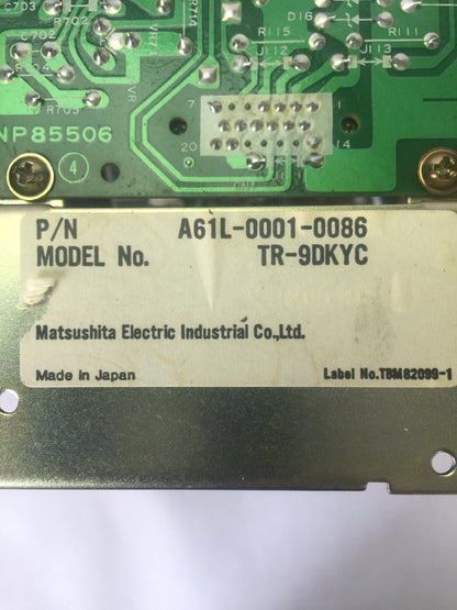 FANUC A02B-0083-C101 SERIES O-TT 9" OPERATOR CONTROL PANEL  A61L-0001-0086 1