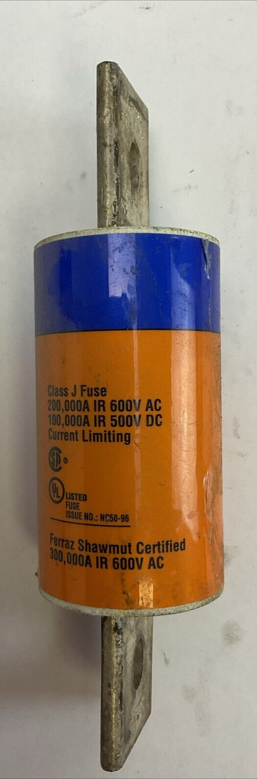 FERRAZ SHAWMUT AJT125 SMART SPOT AMP-TRAP 2000 FUSE 500VDC 600VAC 125A2