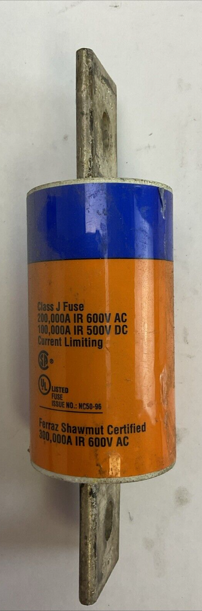 FERRAZ SHAWMUT AJT125 SMART SPOT AMP-TRAP 2000 FUSE 500VDC 600VAC 125A2