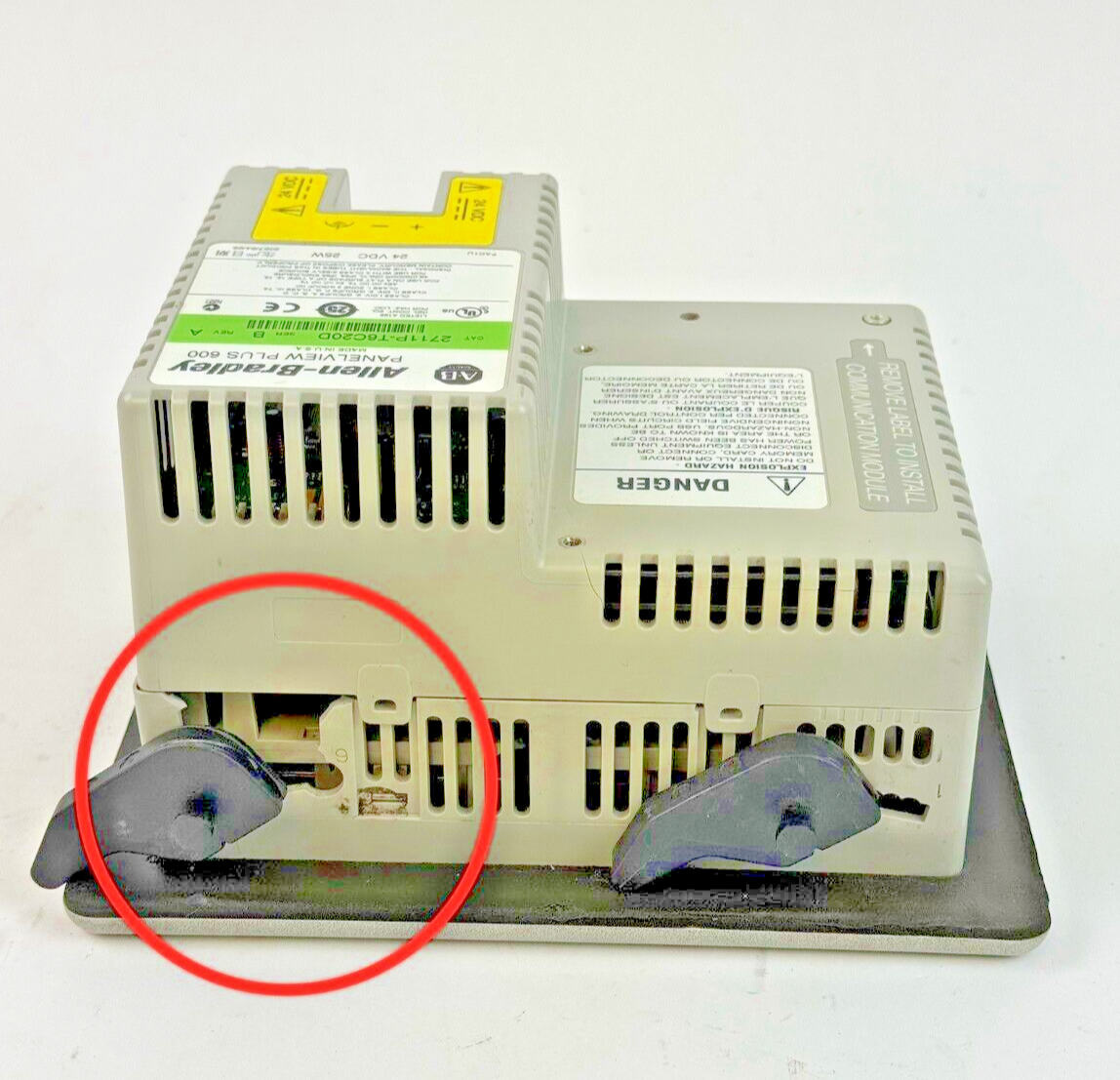 ALLEN-BRADLEY - 2711P-T6C20D SER. B REV. A - PANELVIEW PLUS 600 - 6" TOUCHSCREEN9