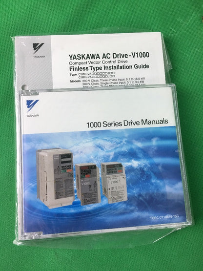 YASKAWA V1000 DRIVE CIMR-VU2A0001JAA 240V 1.2/0.8A AC 3PH3