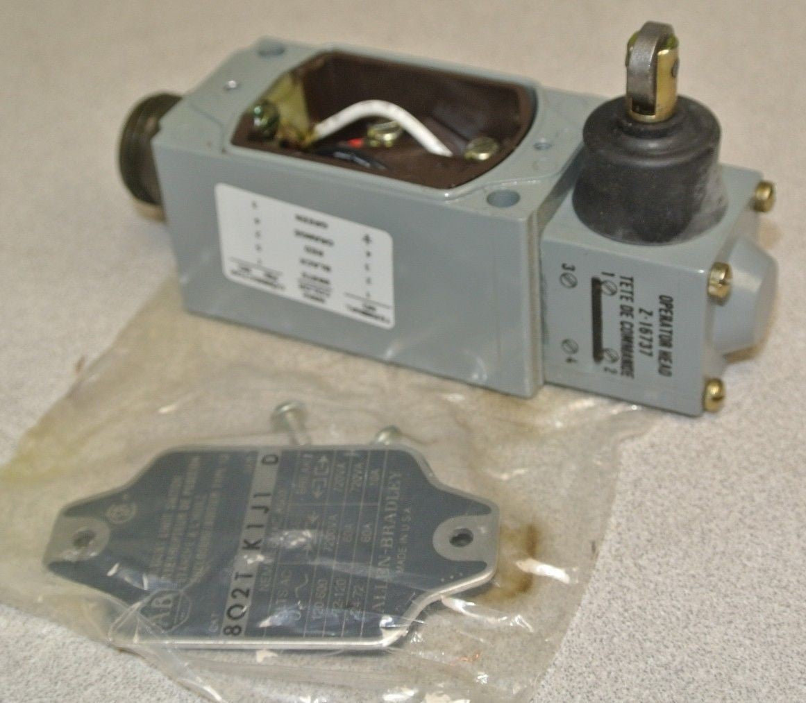 ALLEN-BRADLEY 802T-K1J1 OILTIGHT LIMIT SWITCH Ser. D / NON-PLUG-IN / NEW SURPLUS0