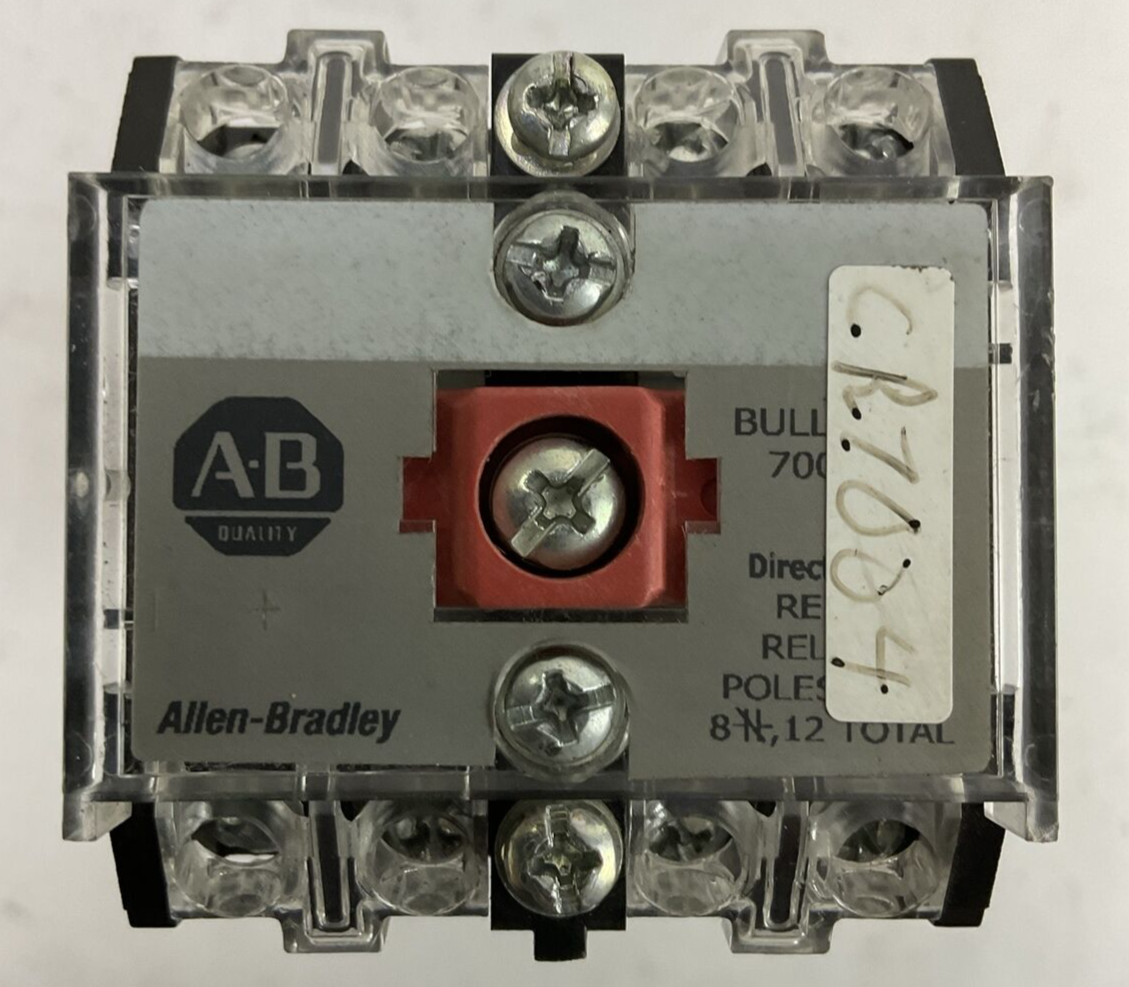 ALLEN BRADLEY 700DC-P800Z24 SER E DC RELAY COIL 24VDC 700-PC40 SER E4