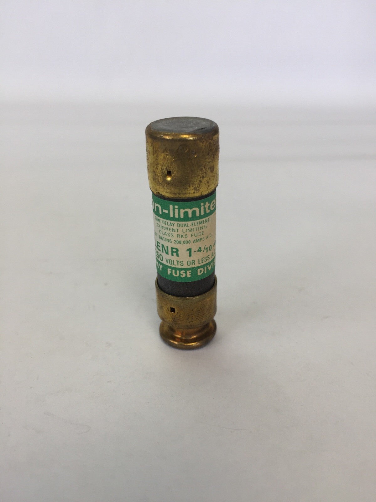 ECONOMY LENR 1-4/10 ECON-LIMITER CLASS RK5 FUSE 250VAC 1-4/10AMP (LOT OF 5)0