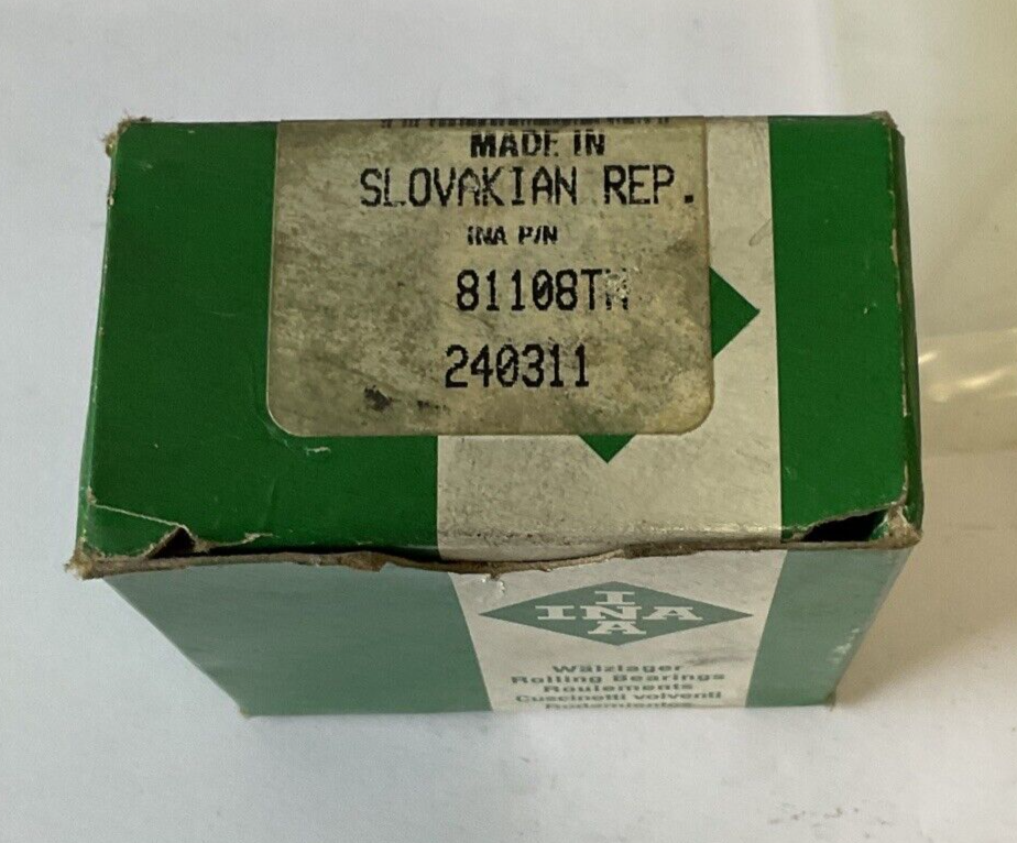 INA 8110TN CYLINDER ROLLER BEARING1