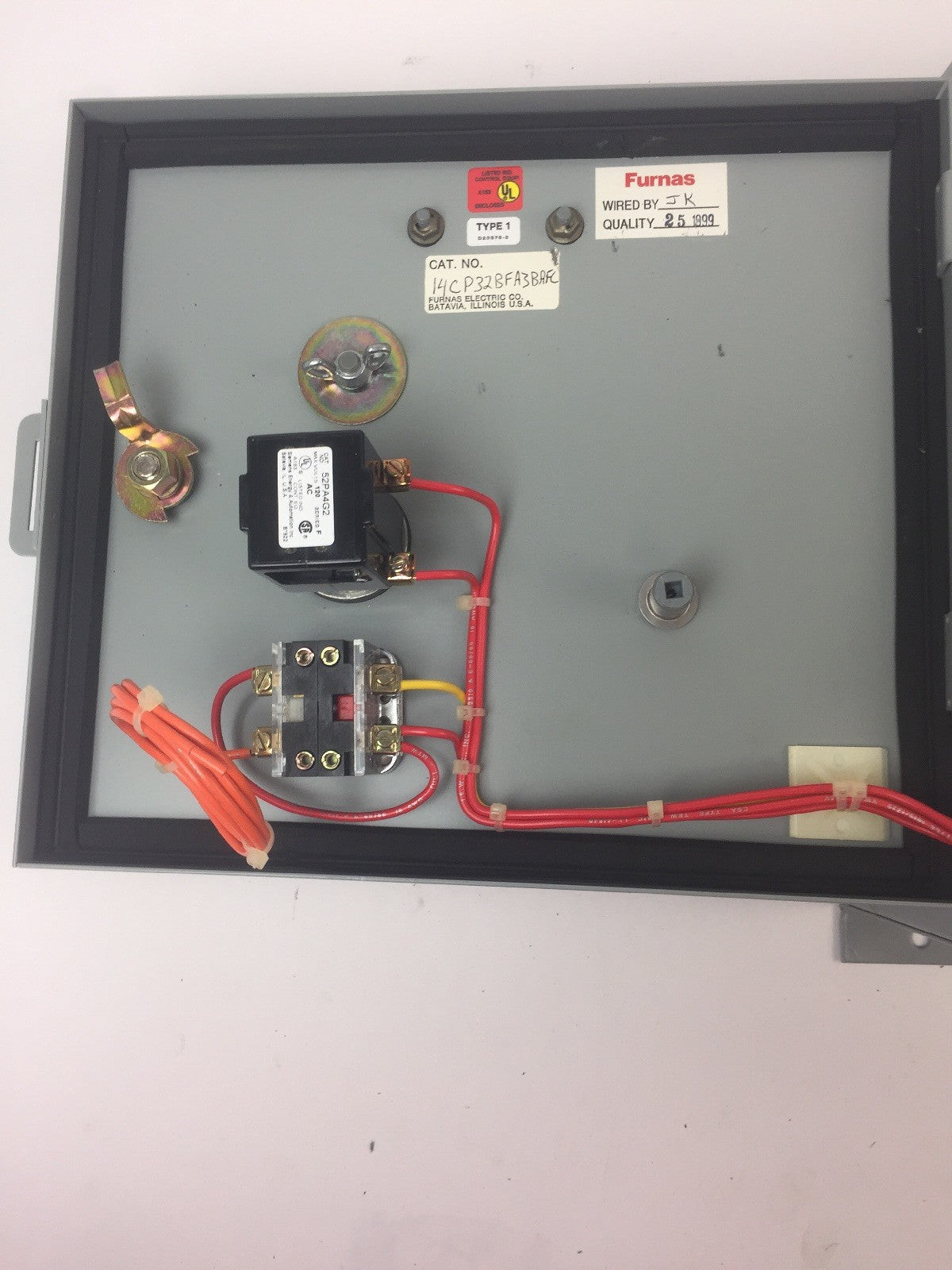 FURNAS 14CP32BFA3BAFC MAGNETIC STARTER W/ MELTING ALLOY OVERLOAD COIL 120VAC 60H5