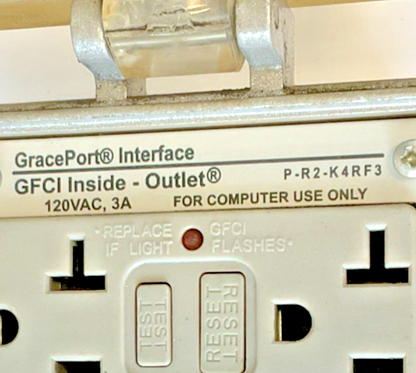 GRACEPORT P-R2-K3RF3 INTERFACE 120VAC 3A GFCI INSIDE-OUTLET2