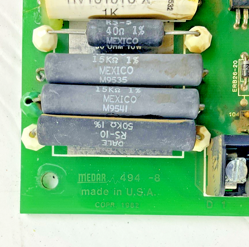 MEDAR 494-8A PC CONTROL BOARD4