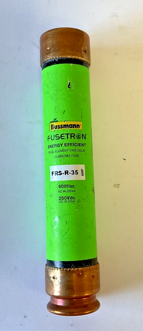 FUSETRON FRS-R-35 FUSE ENERGY EFFICENT RK5 600VAC 250VDC ***LOTOF4****1