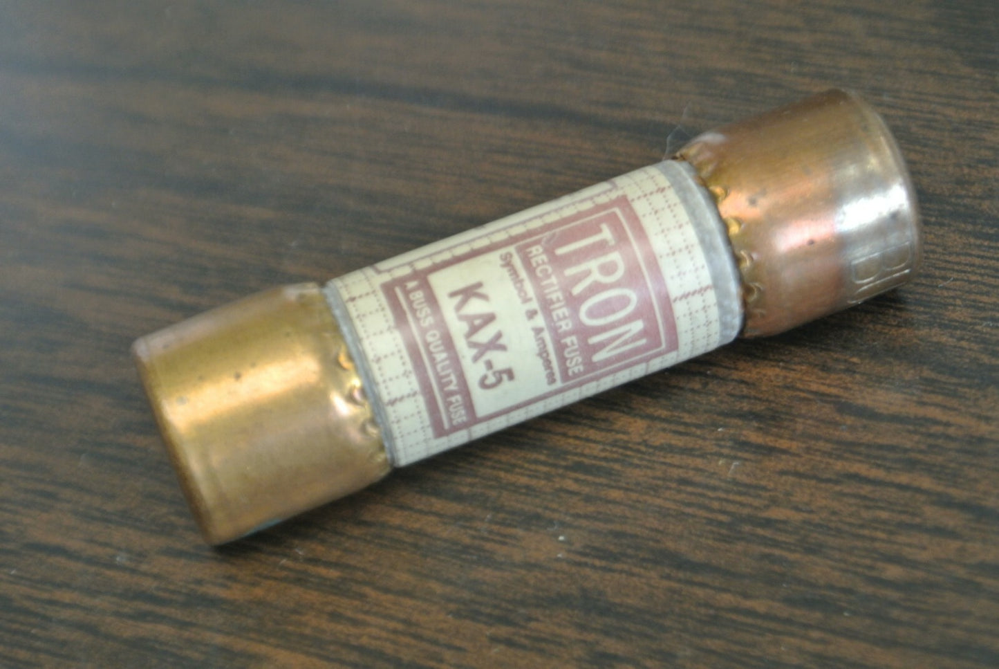 LOT of 9 / BUSSMANN / TRON KAX5 RECTIFIER FUSE / 5A / 250V / NEW SURPLUS1