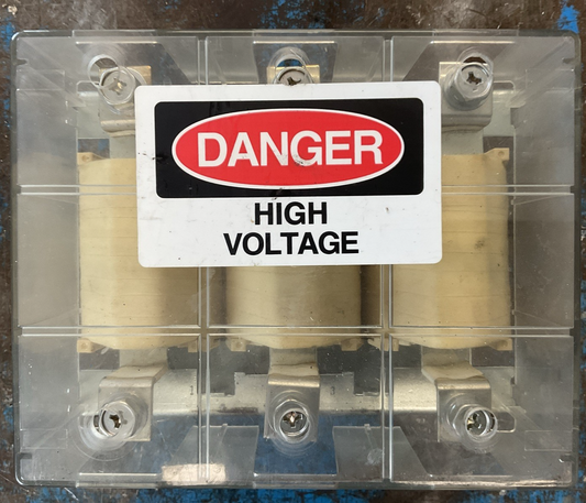 FANUC A81L-0001-0165 REACTOR INDUCT 0.07mH CURRENT 208A VOLTAGE 528V0