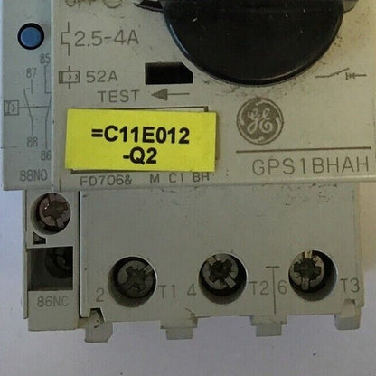 GENERAL ELECTRIC GPS1BHAH MANUAL MOTOR STARTER GPAE11LLA& (2) GPAC10FBA1