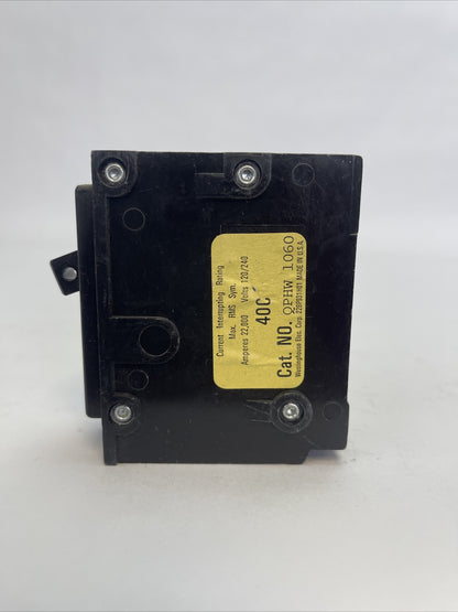 CUTLER HAMMER / WESTINGHOUSE QPHW1060 CIRCUIT BREAKER 60AMP 1POLE 120/240VAC2